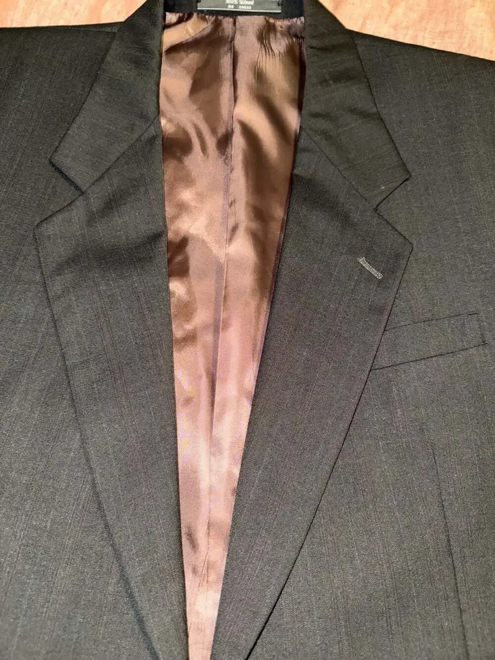 Dario di Napoli Men's 100% Wool Pinstripe Blazer Jacket size 42 R